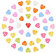 25mm Multicolour Heart Shape Resin Buttons (Pack of 100)